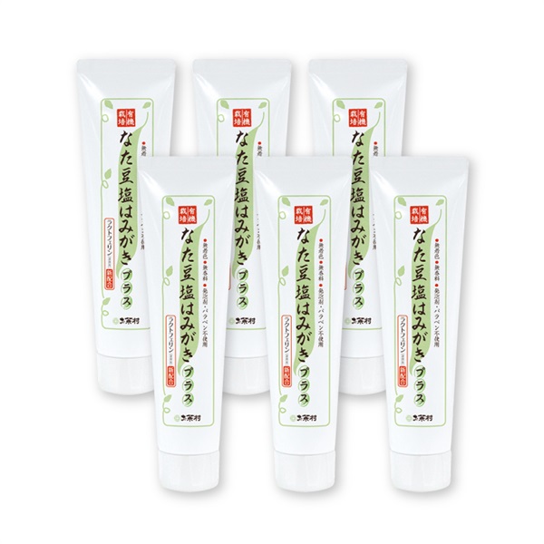 なた豆塩はみがきプラス　6本