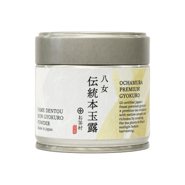 八女伝統本玉露（粉末茶） 30g（缶入）
