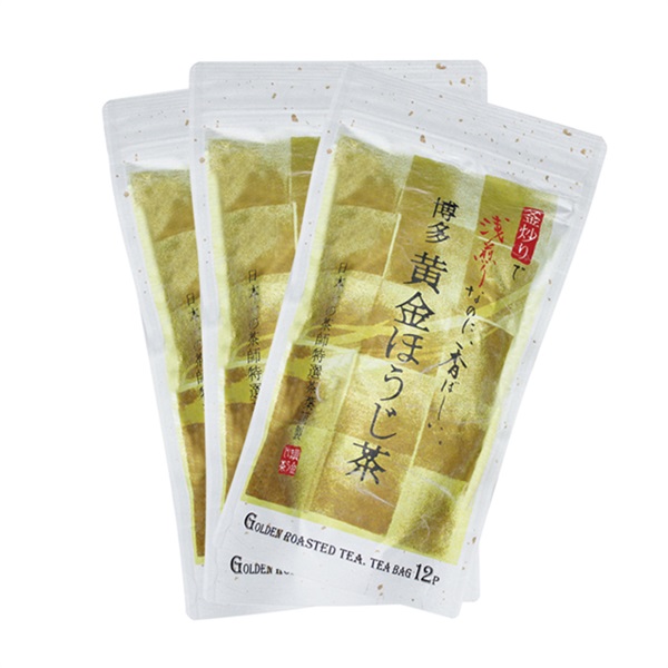 【特別価格10％OFF】浅煎り博多黄金ほうじ茶　3袋
