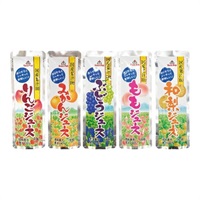 凍らせておいしい国産果汁100％ジュース　5種セット