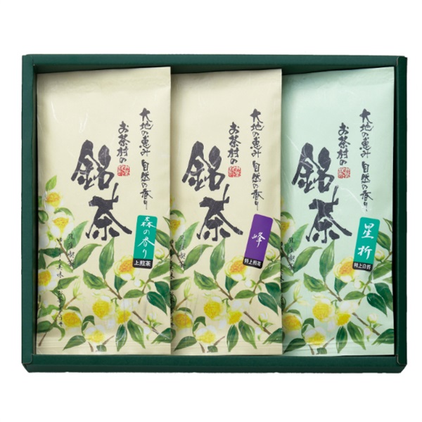 平袋100g3本入ｾｯﾄ（森・峰・星折）